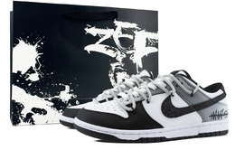 Nike: Серые кроссовки  Dunk