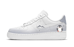 Nike: Голубые кроссовки  Air Force 1