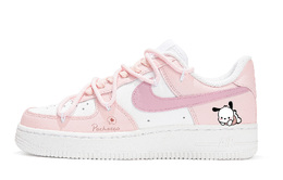 Nike: Розовые кроссовки  Air Force 1