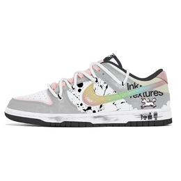 Nike: Жёлтые кроссовки  Dunk