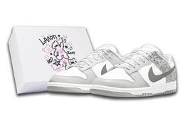 Nike: Серые кроссовки  Dunk
