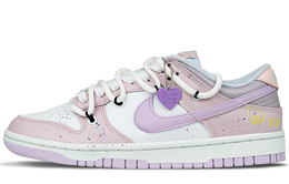 Nike: Фиолетовые кроссовки  Dunk
