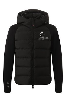 Moncler Grenoble: Чёрная толстовка 