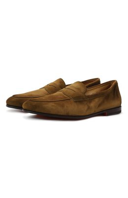 Santoni: Коричневые туфли  Carlos