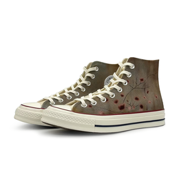 Converse: Розовые кеды 