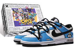 Nike: Синие кроссовки  Dunk
