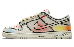 Nike: Бежевые кроссовки  Dunk