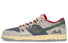 Nike: Фиолетовые кроссовки  Dunk