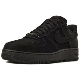 Nike: Чёрные кроссовки  Air Force 1