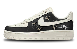 Nike: Чёрные кроссовки  Air Force 1