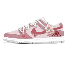 Nike: Розовые кроссовки  Dunk