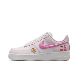 Nike: Розовые кроссовки  Air Force 1