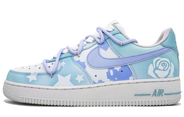 Nike: Тёмные кроссовки  Air Force 1