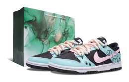 Nike: Чёрные кроссовки  Dunk