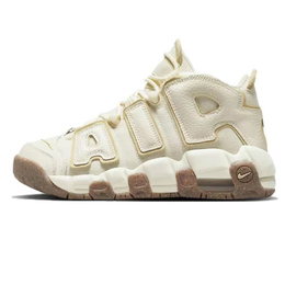 Nike: Бежевые кроссовки  Air More Uptempo