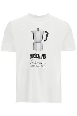 Moschino: Футболка с принтом 