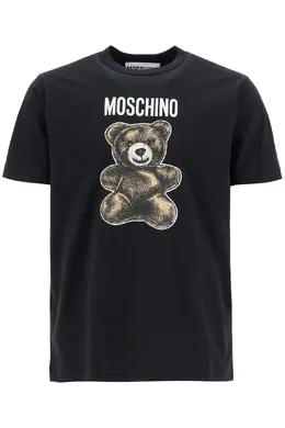 Moschino: Чёрная футболка  Teddy Bear