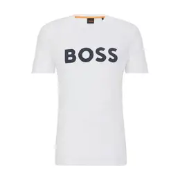 Hugo Boss: Белая футболка 