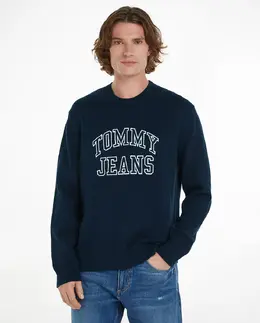 Tommy Jeans: Тёмный свитер 