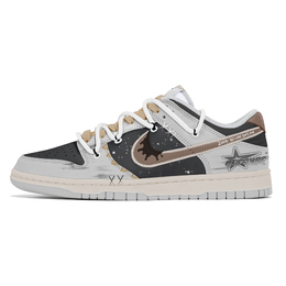Nike: Серые кроссовки  Dunk