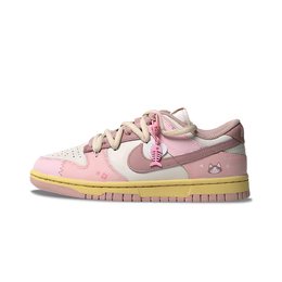 Nike: Жёлтые кроссовки  Dunk