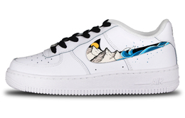 Nike: Зелёные кроссовки  Air Force 1