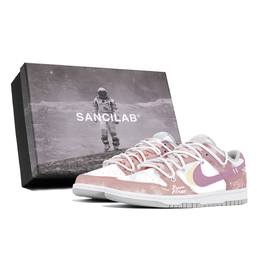 Nike: Розовые кроссовки  Dunk