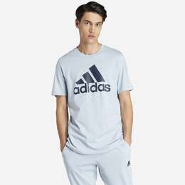 Adidas: Голубая футболка  Essentials