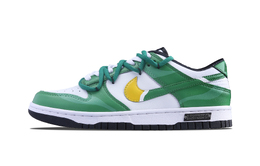 Nike: Зелёные кроссовки  Dunk