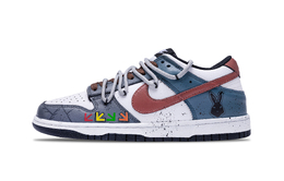 Nike: Серые кроссовки  Dunk