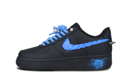 Nike: Чёрные кроссовки  Air Force 1