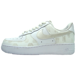 Nike: Серебристые кроссовки  Air Force 1