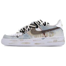 Nike: Серые кроссовки  Air Force 1