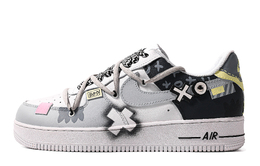 Nike: Чёрные кроссовки  Air Force 1