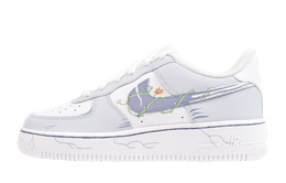 Nike: Синие кроссовки  Air Force 1