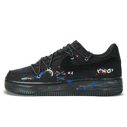 Nike: Чёрные кроссовки  Air Force 1