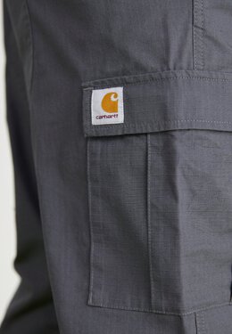 Carhartt WIP: Чёрные брюки  Aviation