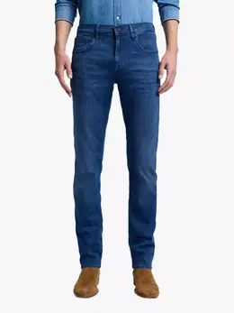 7 For All Mankind: Голубые джинсы  Slimmy Luxe