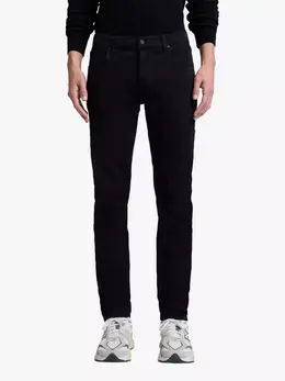 7 For All Mankind: Чёрные джинсы  Slimmy Luxe