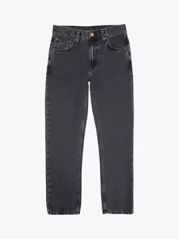 Nudie Jeans: Чёрные джинсы  Gritty Jackson