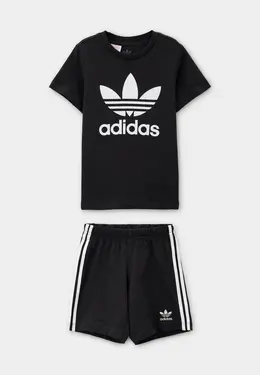 adidas Originals: Чёрный костюм 