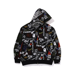 A BATHING APE: Чёрная толстовка 
