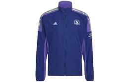 Adidas: Синяя куртка 