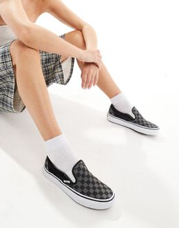 Vans: Чёрные мокасины  Classic