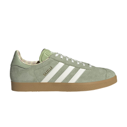 Adidas: Зелёные кроссовки  Gazelle