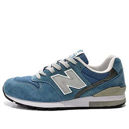 New Balance: Голубые кроссовки  996