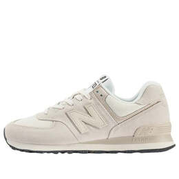 New Balance: Белые кроссовки  574