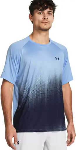 UNDER ARMOUR: Голубая футболка 