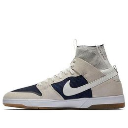 Nike: Белые кроссовки  SB Dunk High