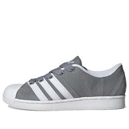 Adidas: Серые кроссовки 